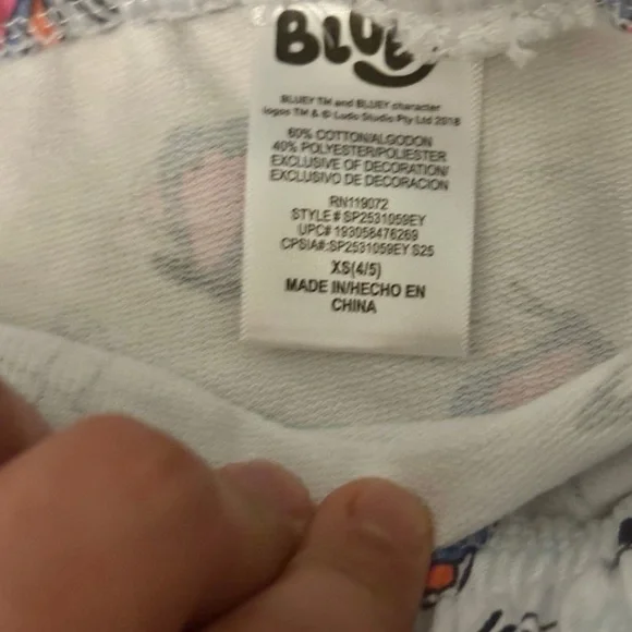 NWT-Bluey Girls Allover Print Pull-On Skirt, Sizes XS (4-5) - Picture 2 of 2